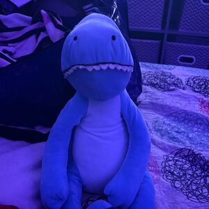 Blue Stuffed Dinosaur Toy